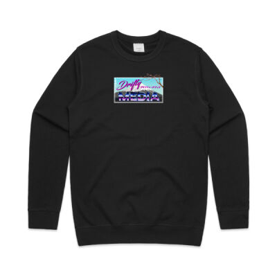 Mt. Fuji Blue - Premium Crew Sweatshirt Thumbnail